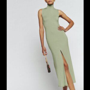 Reformation Axton Split Dress, NWT